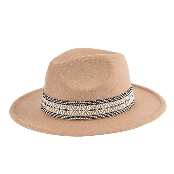 Boho Chic Fedora Hat
