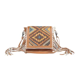 Boho Chic Style Leather & Hide Purse