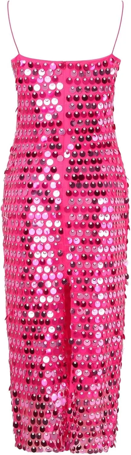 Boho Dresses for Women 2025 Cutout Backless Maxi Dress Sexy Sleeveless Tight Sundress Spaghetti Strap Long Dresses