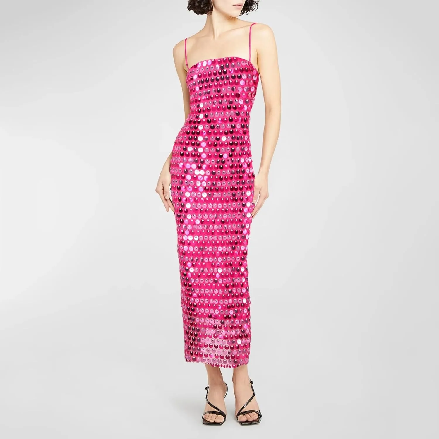 Boho Dresses for Women 2025 Cutout Backless Maxi Dress Sexy Sleeveless Tight Sundress Spaghetti Strap Long Dresses