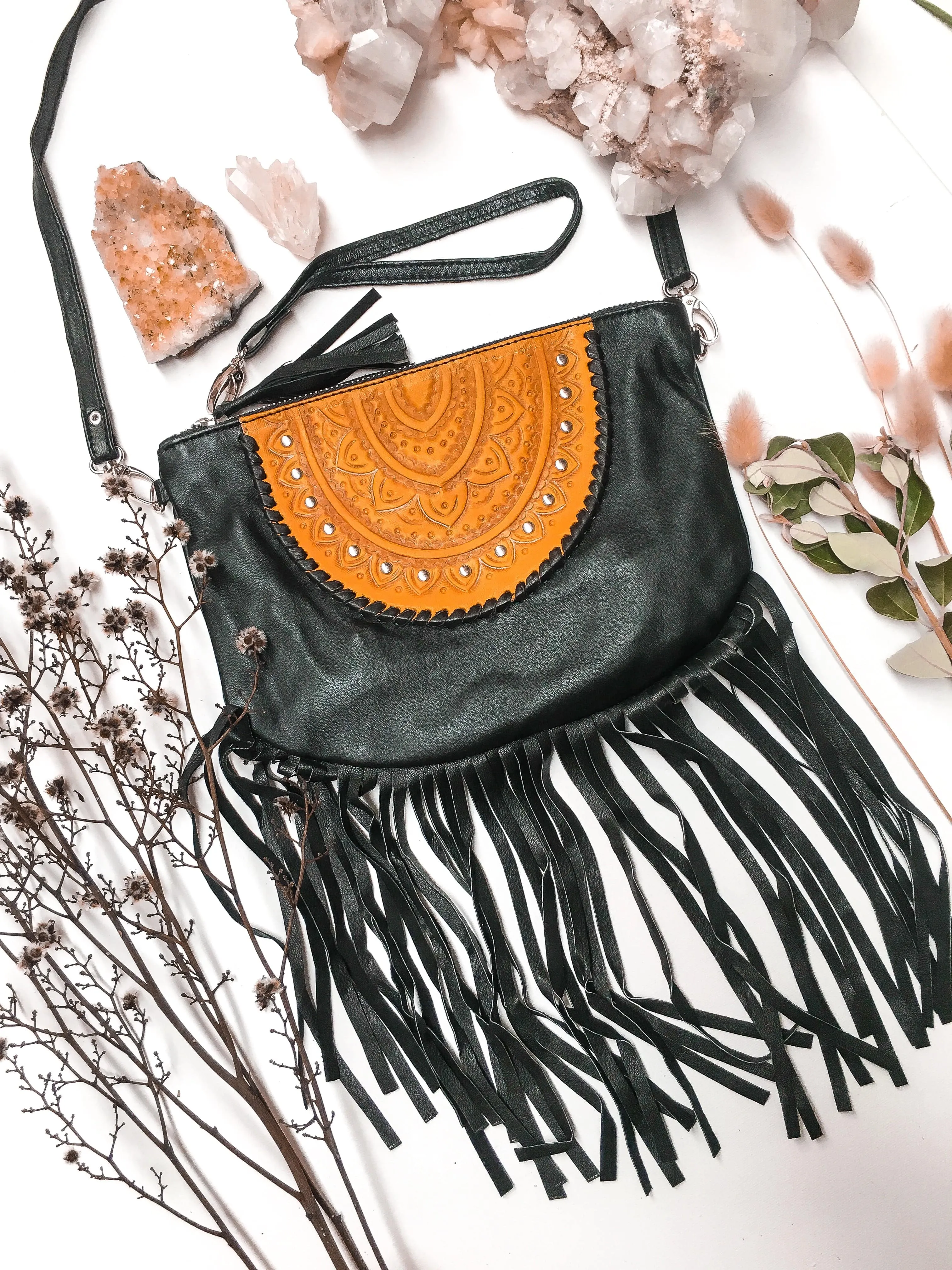 Bonita Leather Clutch Bag