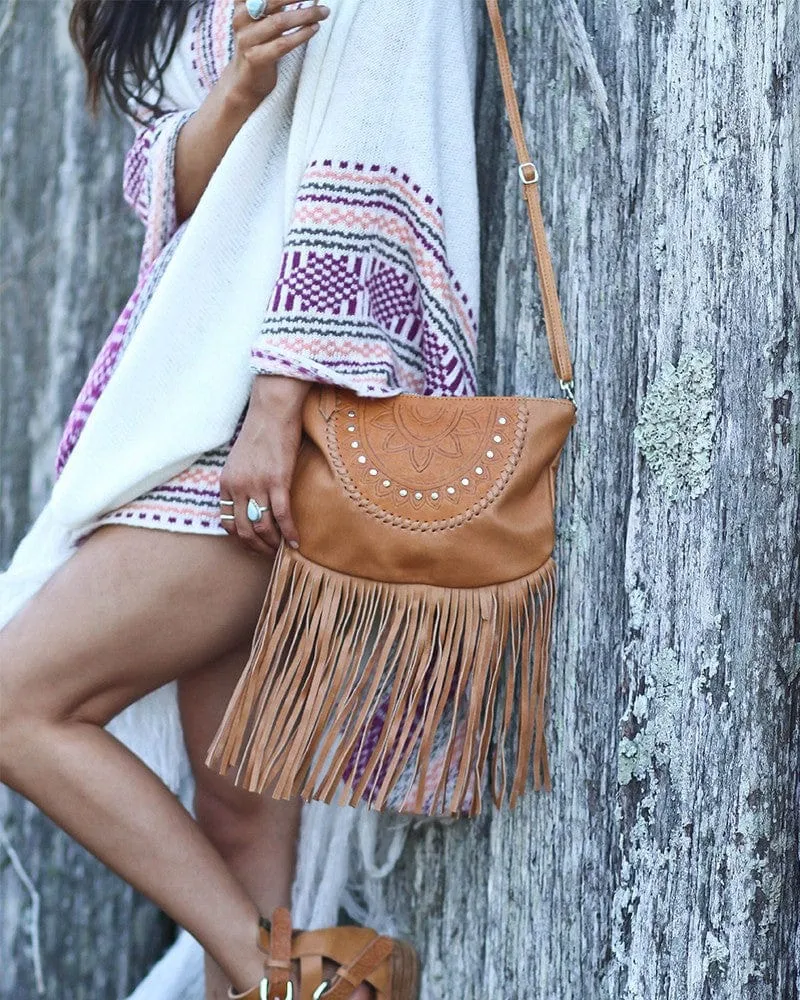Bonita Leather Clutch Bag