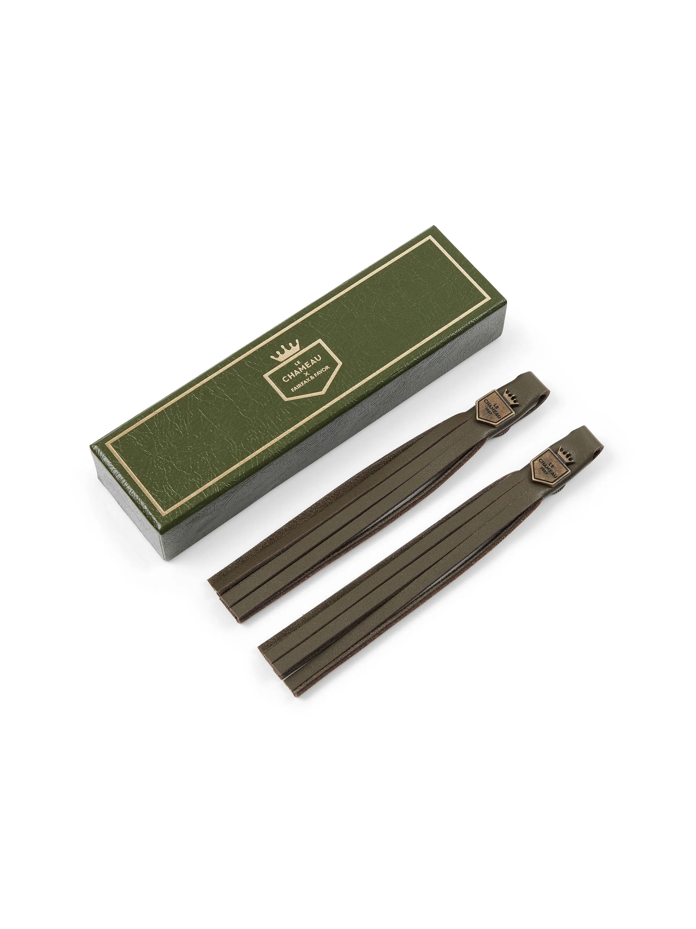 Boot Tassels -  Vert Chameau