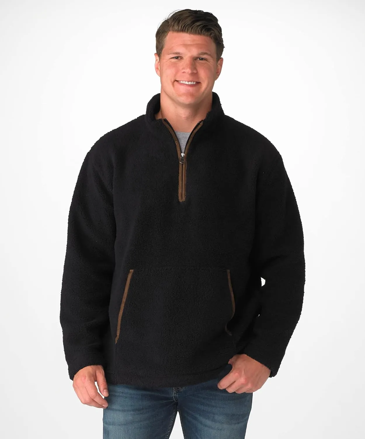 boxercraft Men's NCAA Team Logo Everest Fleece Pullover