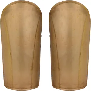 Brass Medieval Spartan Arm Guards One Size Fits