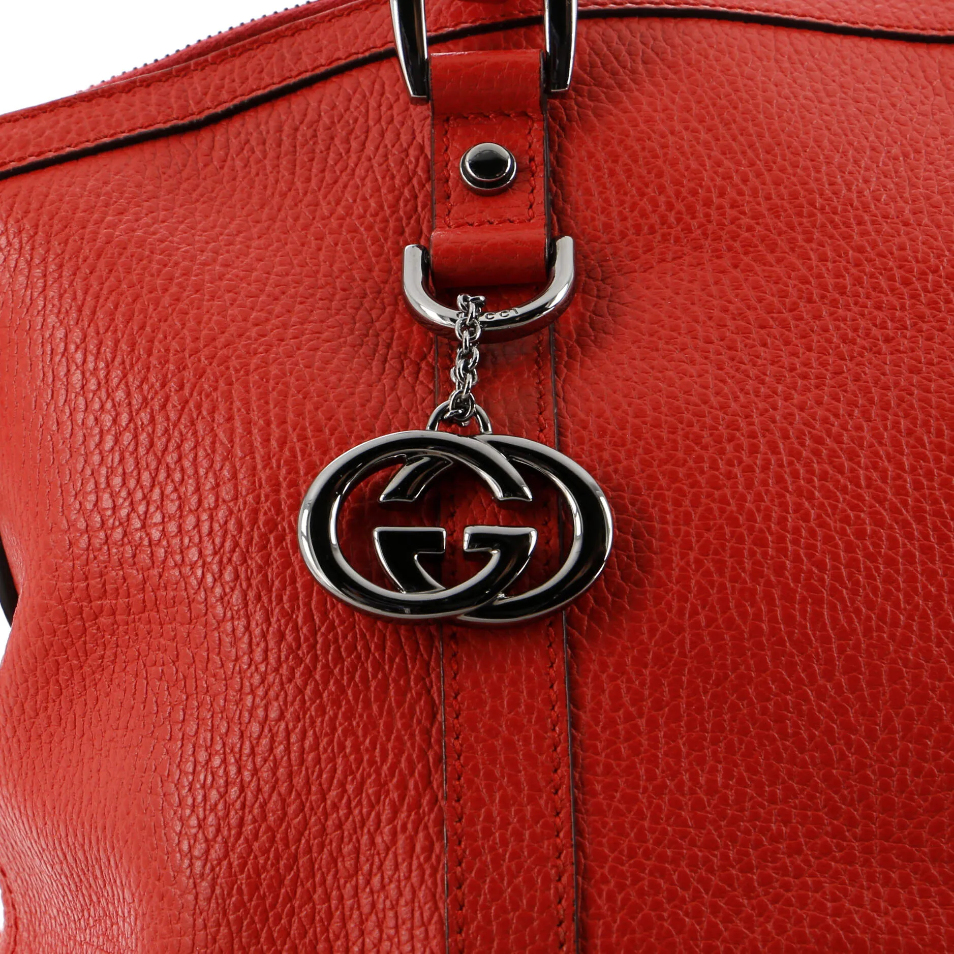 Britt Convertible Dome Satchel Leather Medium