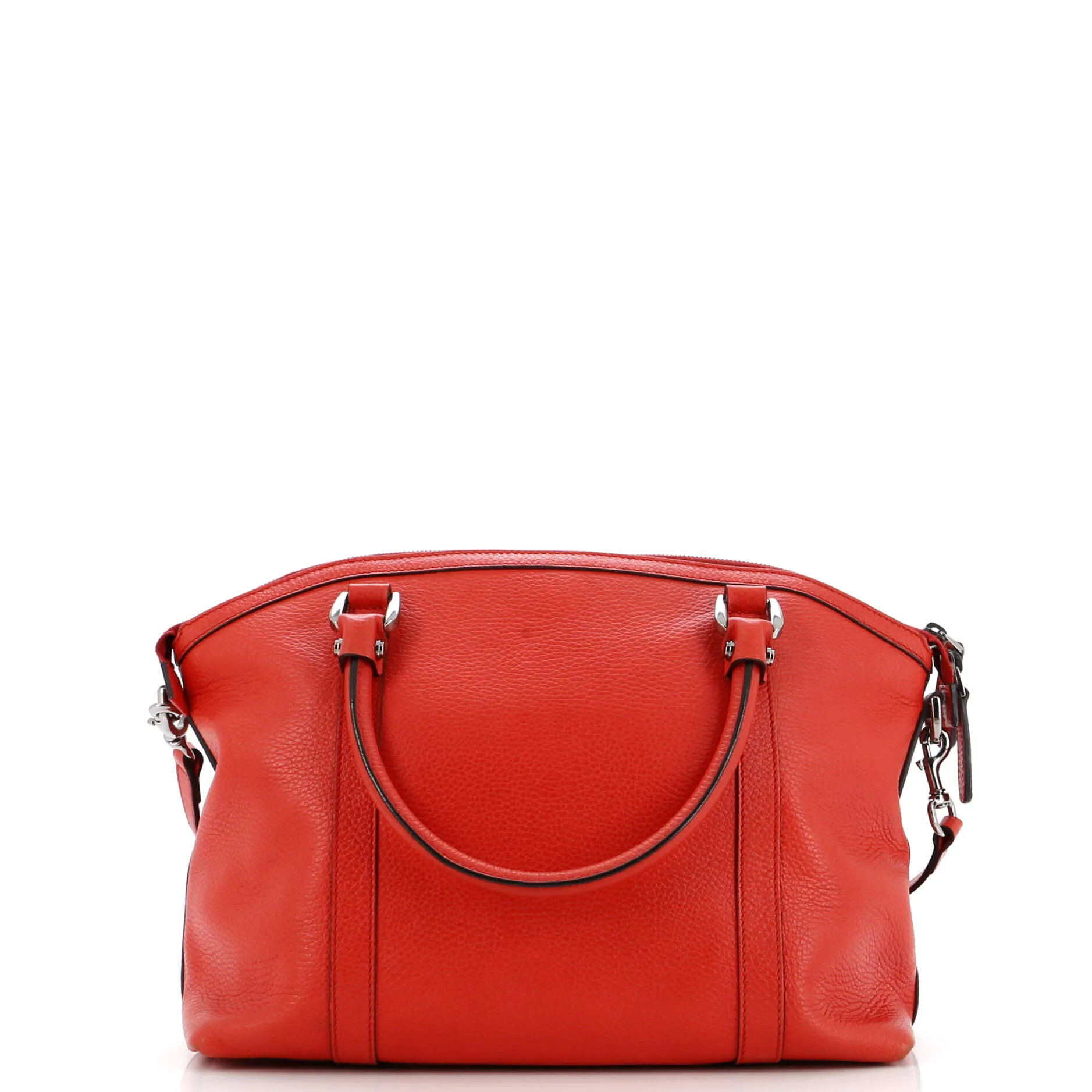 Britt Convertible Dome Satchel Leather Medium
