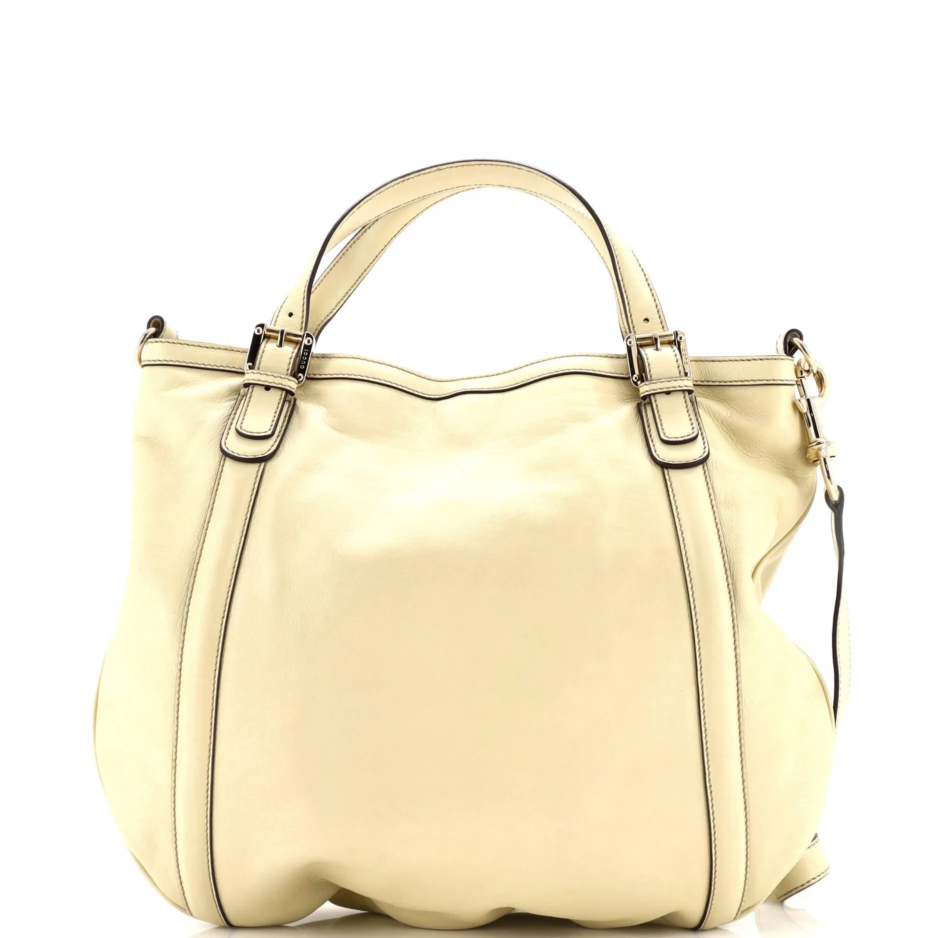 Britt Web Convertible Satchel Leather Large