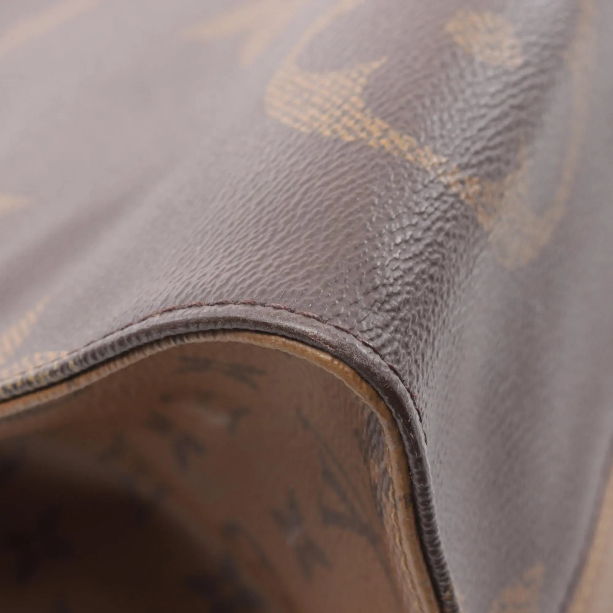 Brown Louis Vuitton Monogram Reverse Giant OnTheGo GM Satchel