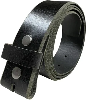 BS304 Genuine Full Grain Vintage Leather Belt Strap or Belt with Buckle_1-1/2"(38mm) wide