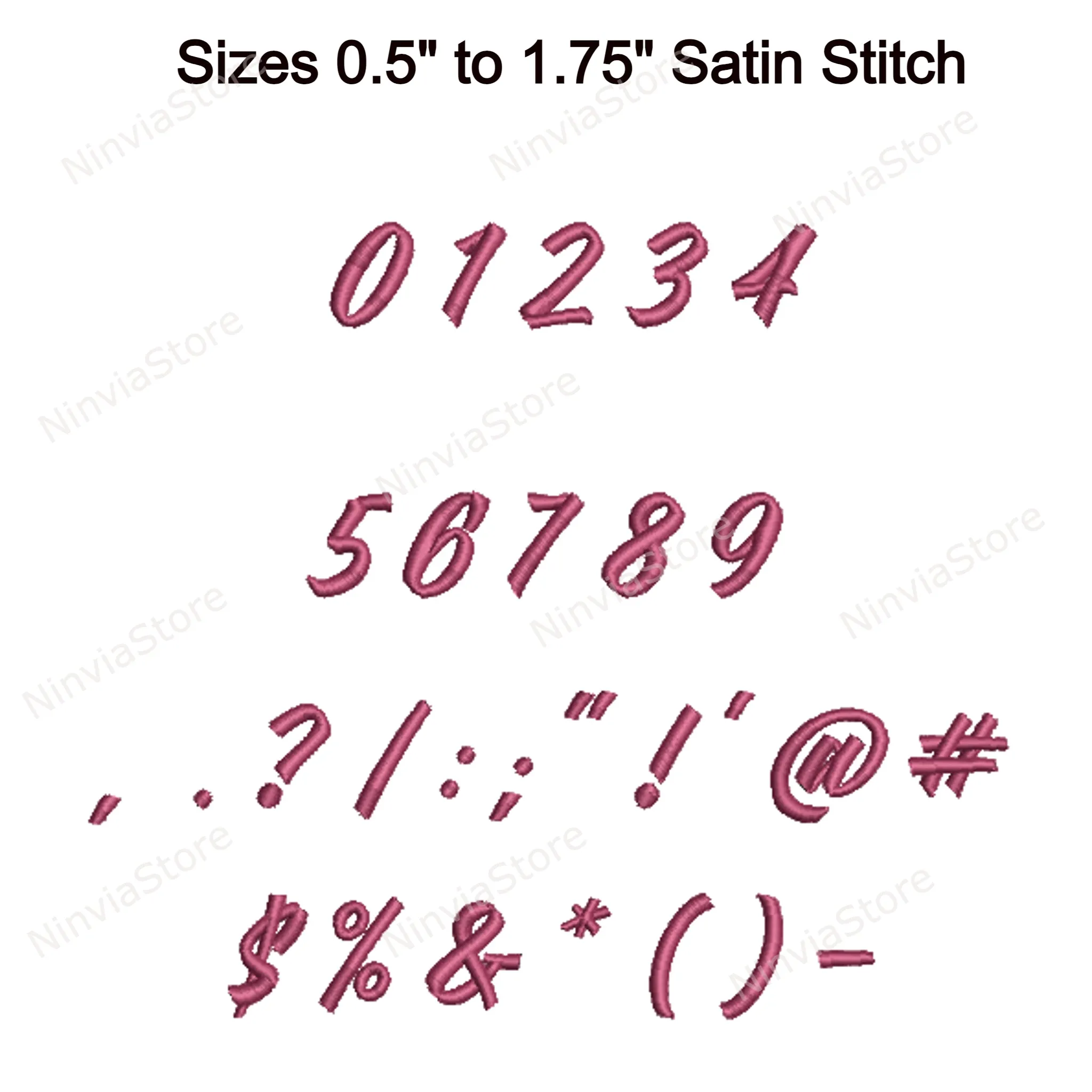 Bucket Script Machine Embroidery Font, 14 sizes, 8 formats, BX Font, PE font, Monogram Alphabet Embroidery Designs