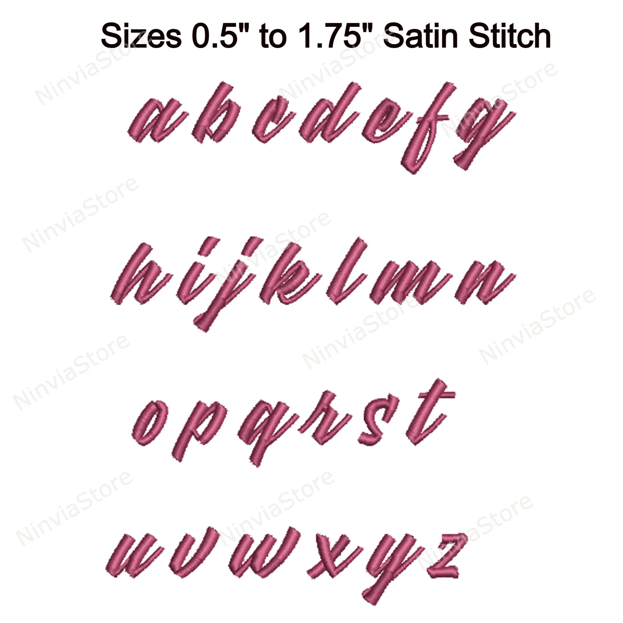 Bucket Script Machine Embroidery Font, 14 sizes, 8 formats, BX Font, PE font, Monogram Alphabet Embroidery Designs