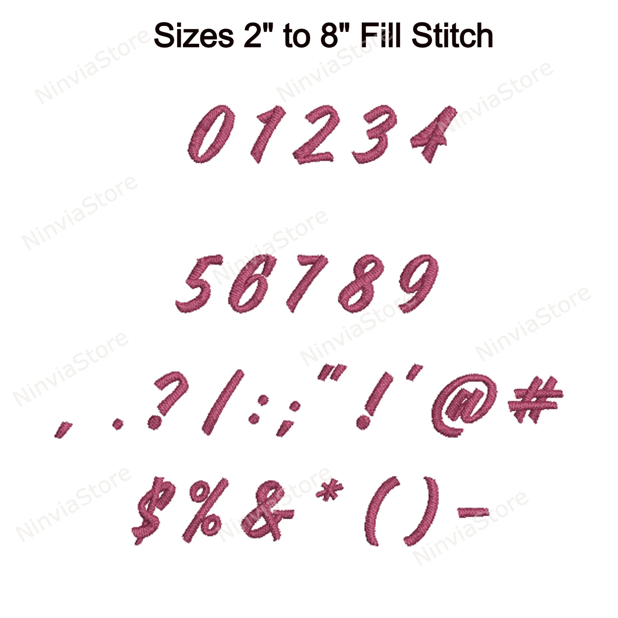 Bucket Script Machine Embroidery Font, 14 sizes, 8 formats, BX Font, PE font, Monogram Alphabet Embroidery Designs