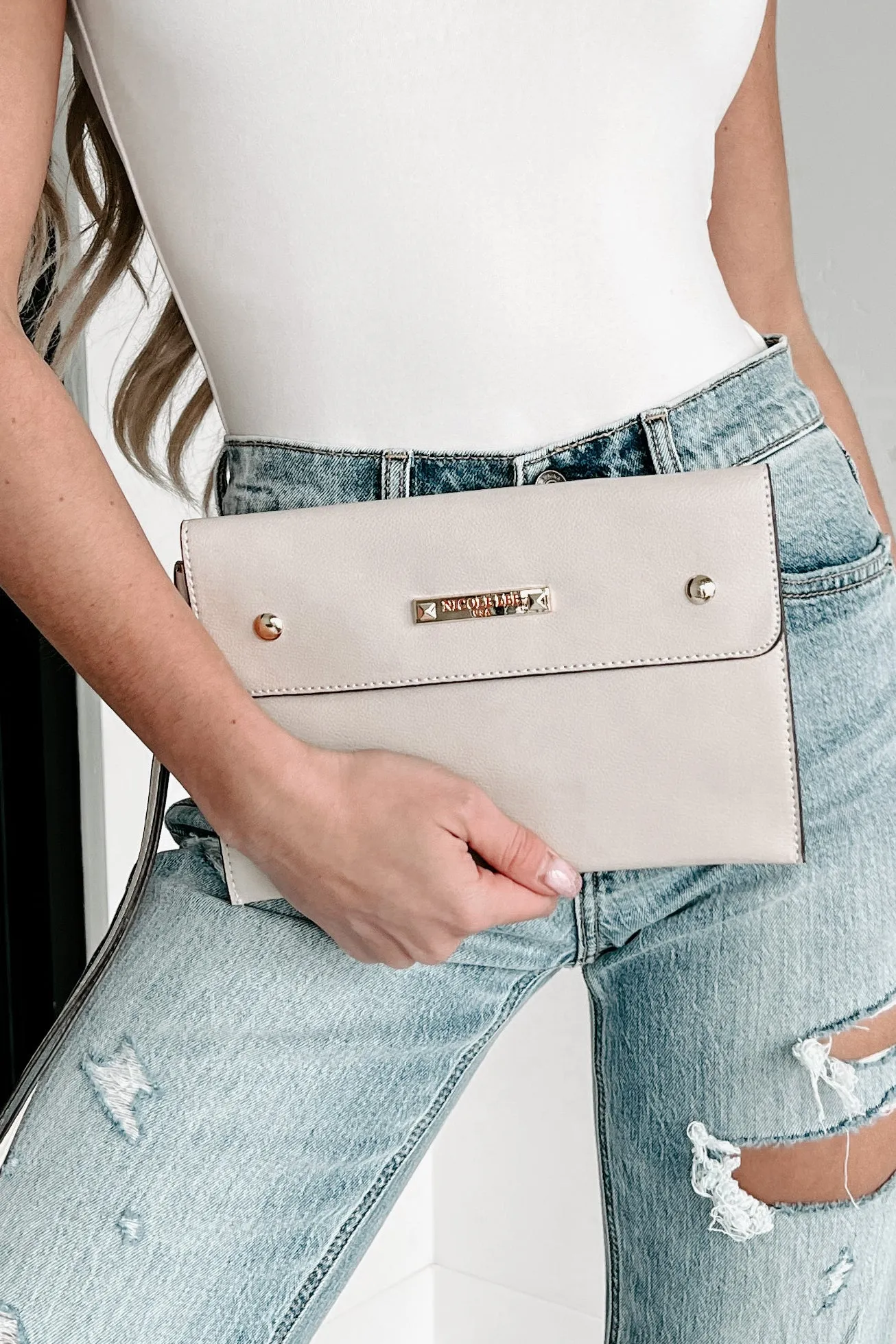 Business Woman Nicole Lee 3-Piece Purse Set (Warm Gray)