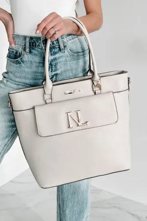 Business Woman Nicole Lee 3-Piece Purse Set (Warm Gray)