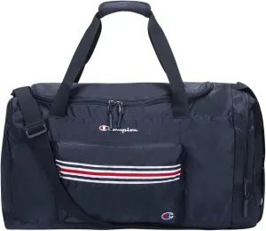 Champion Unisex Adult Champion Logo Duffel Bags, Navy/Scarlet, One Size US