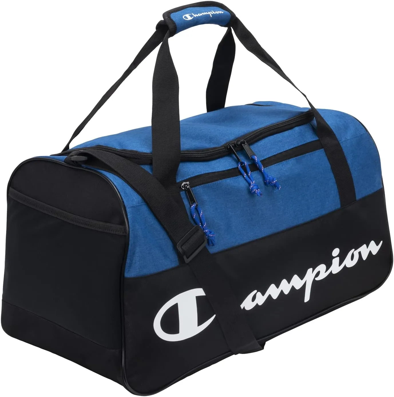 Champion Unisex Adult Champion Logo Duffel Bags, Surf/Black, One-Size US