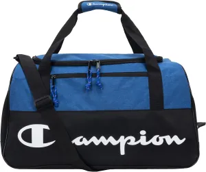 Champion Unisex Adult Champion Logo Duffel Bags, Surf/Black, One-Size US