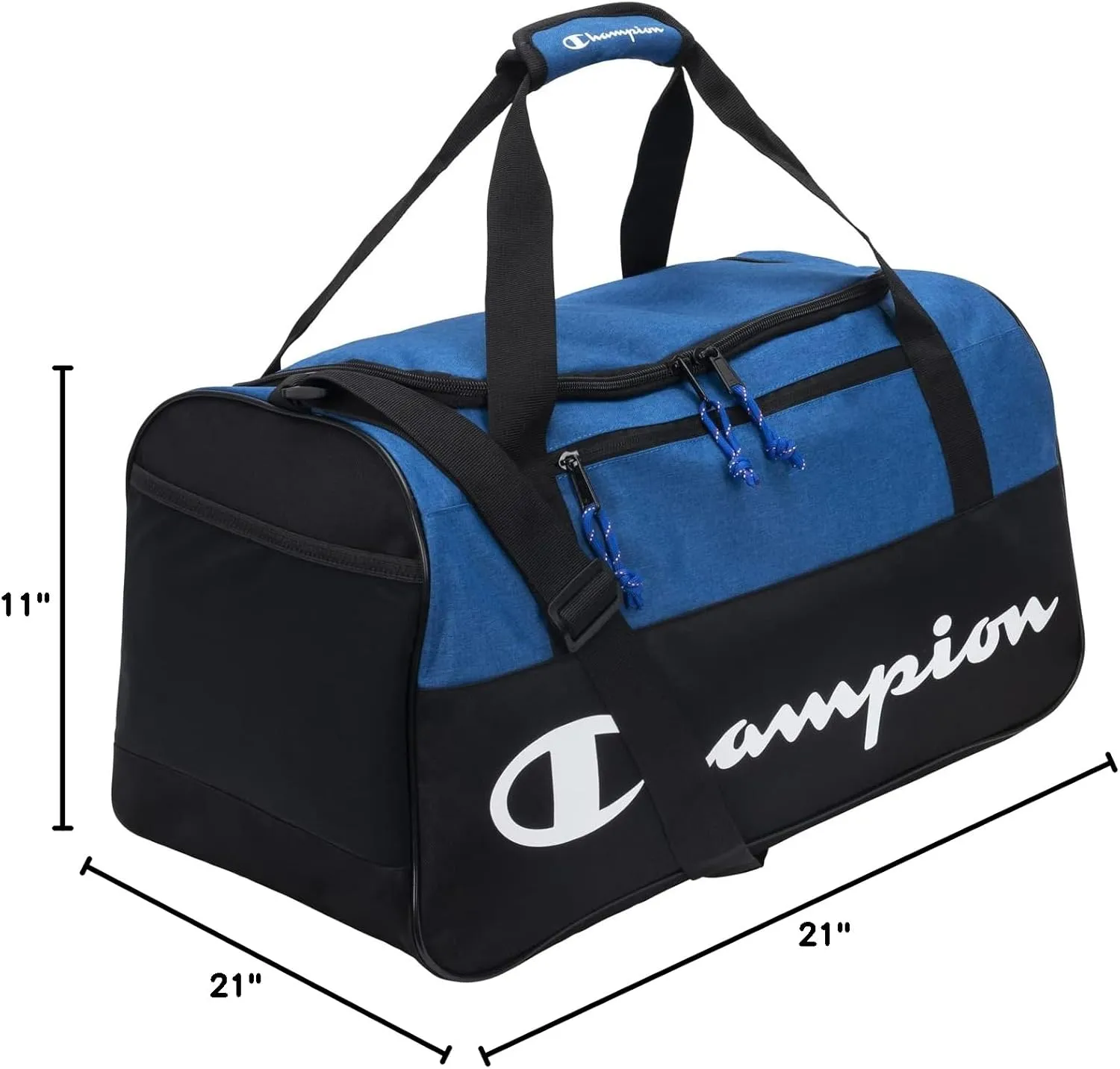 Champion Unisex Adult Champion Logo Duffel Bags, Surf/Black, One-Size US
