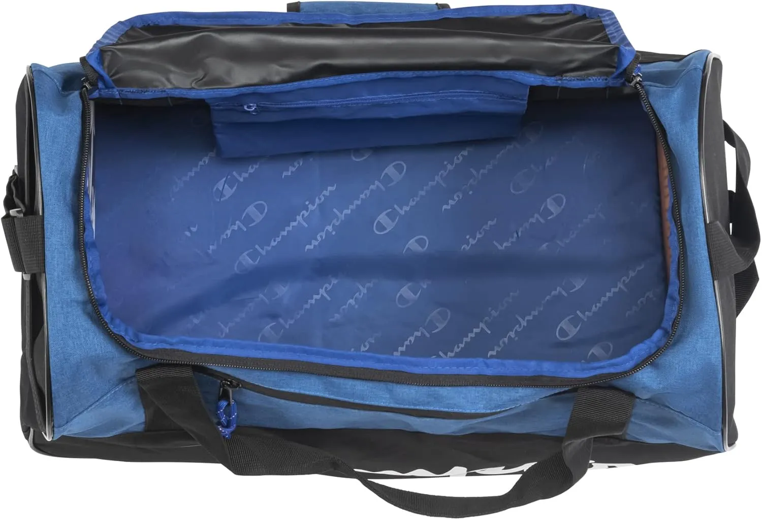 Champion Unisex Adult Champion Logo Duffel Bags, Surf/Black, One-Size US