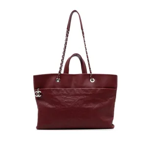 Chanel CC Quilted Caviar Tote