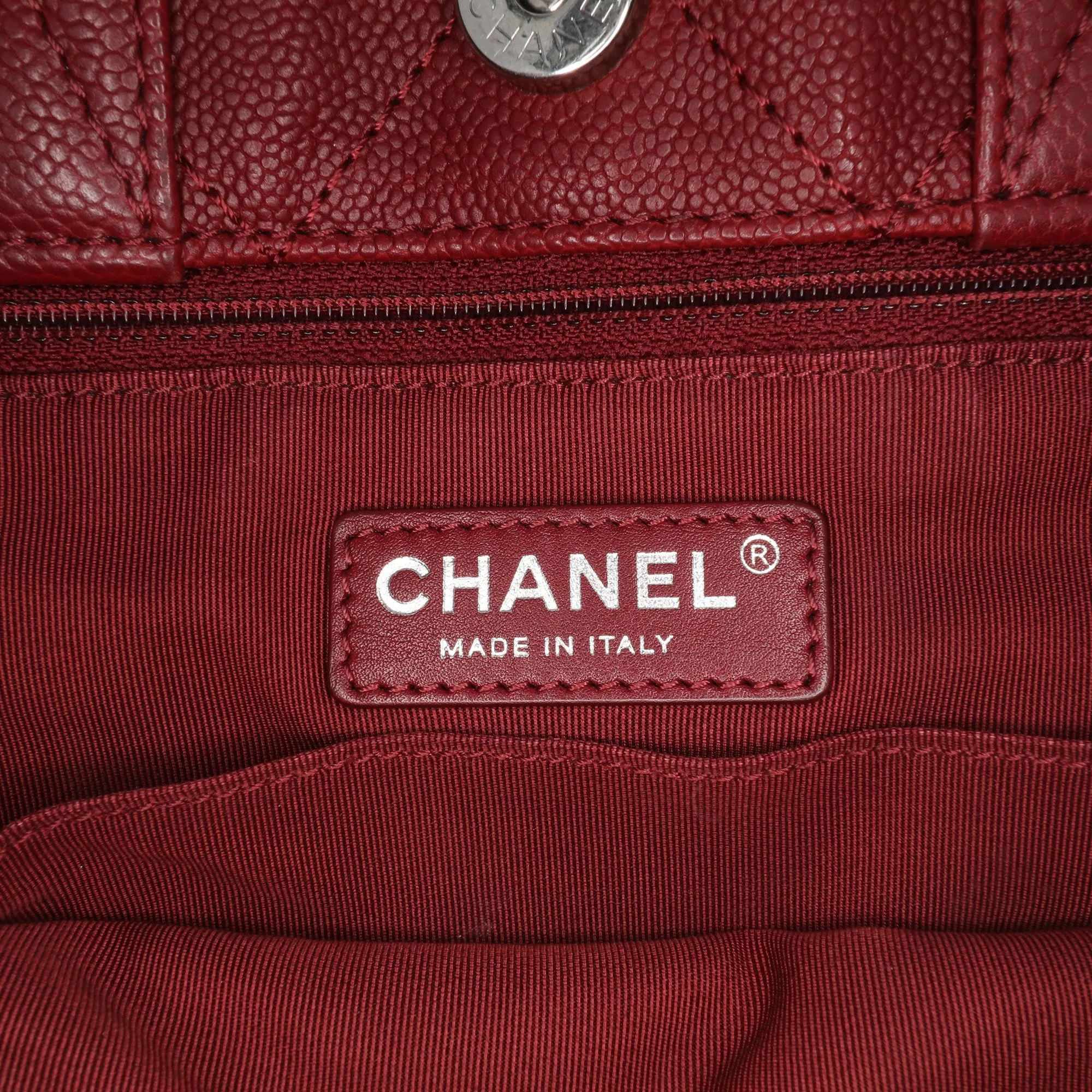 Chanel CC Quilted Caviar Tote