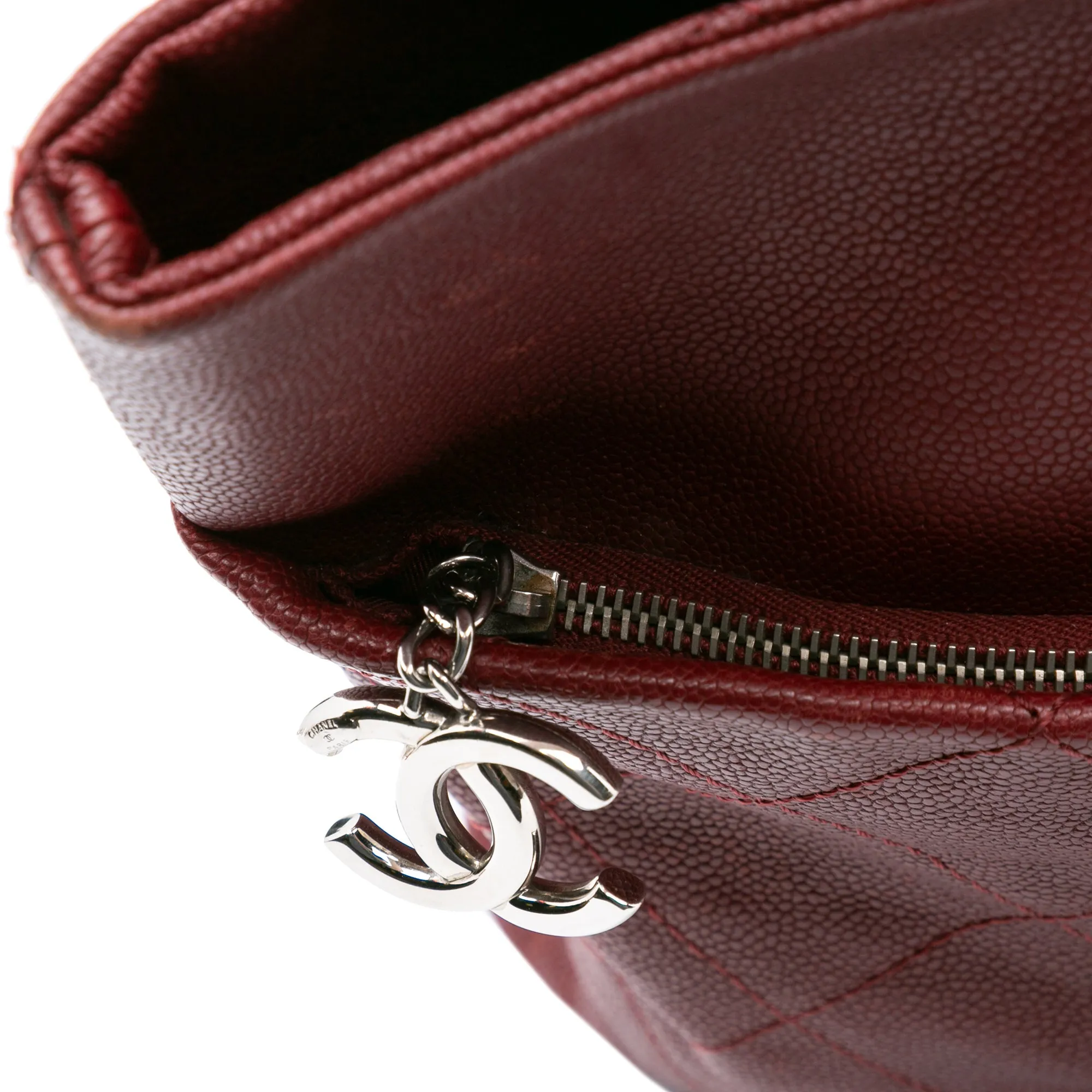 Chanel CC Quilted Caviar Tote