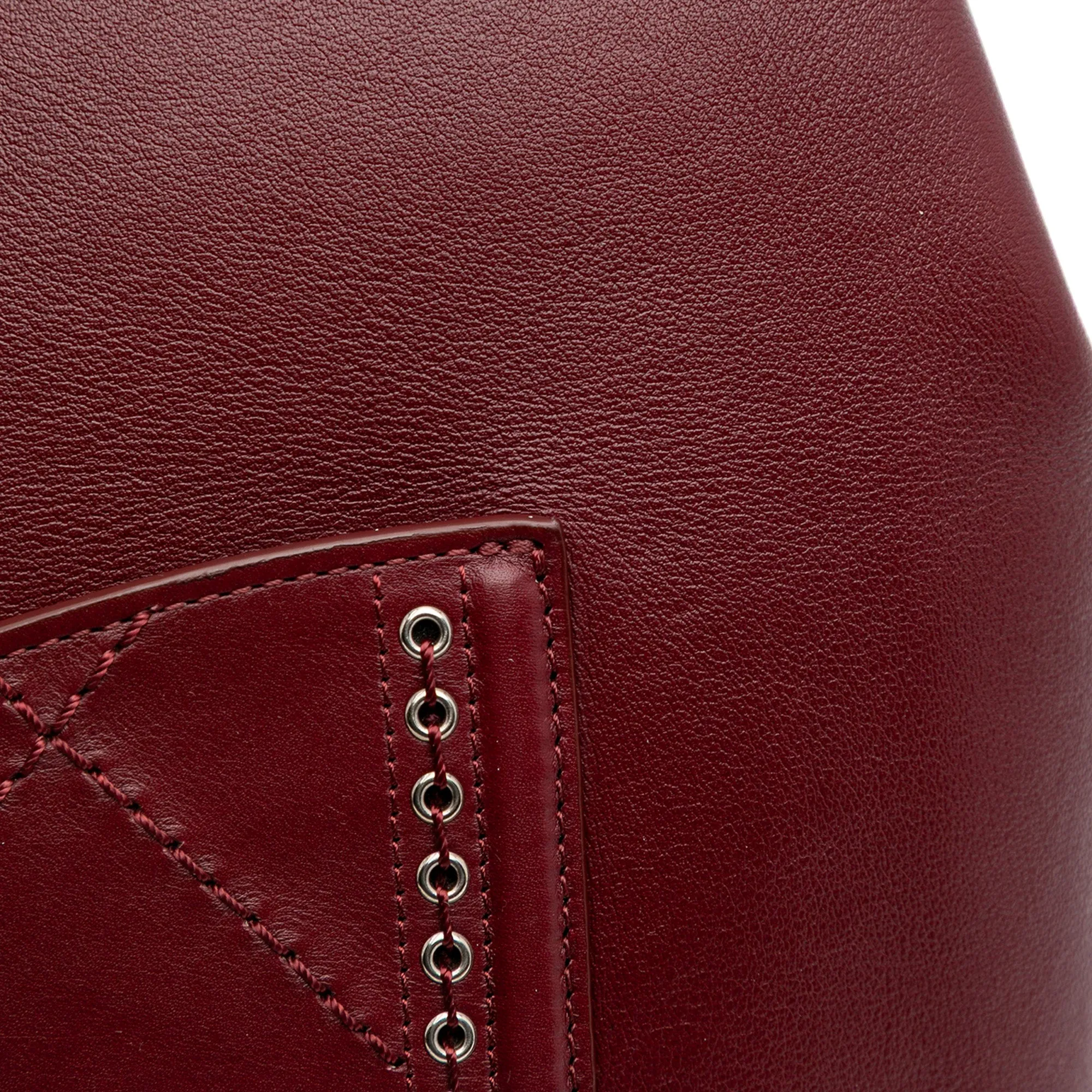 Chanel Large Calfskin Coco Eyelets Shopping Tote