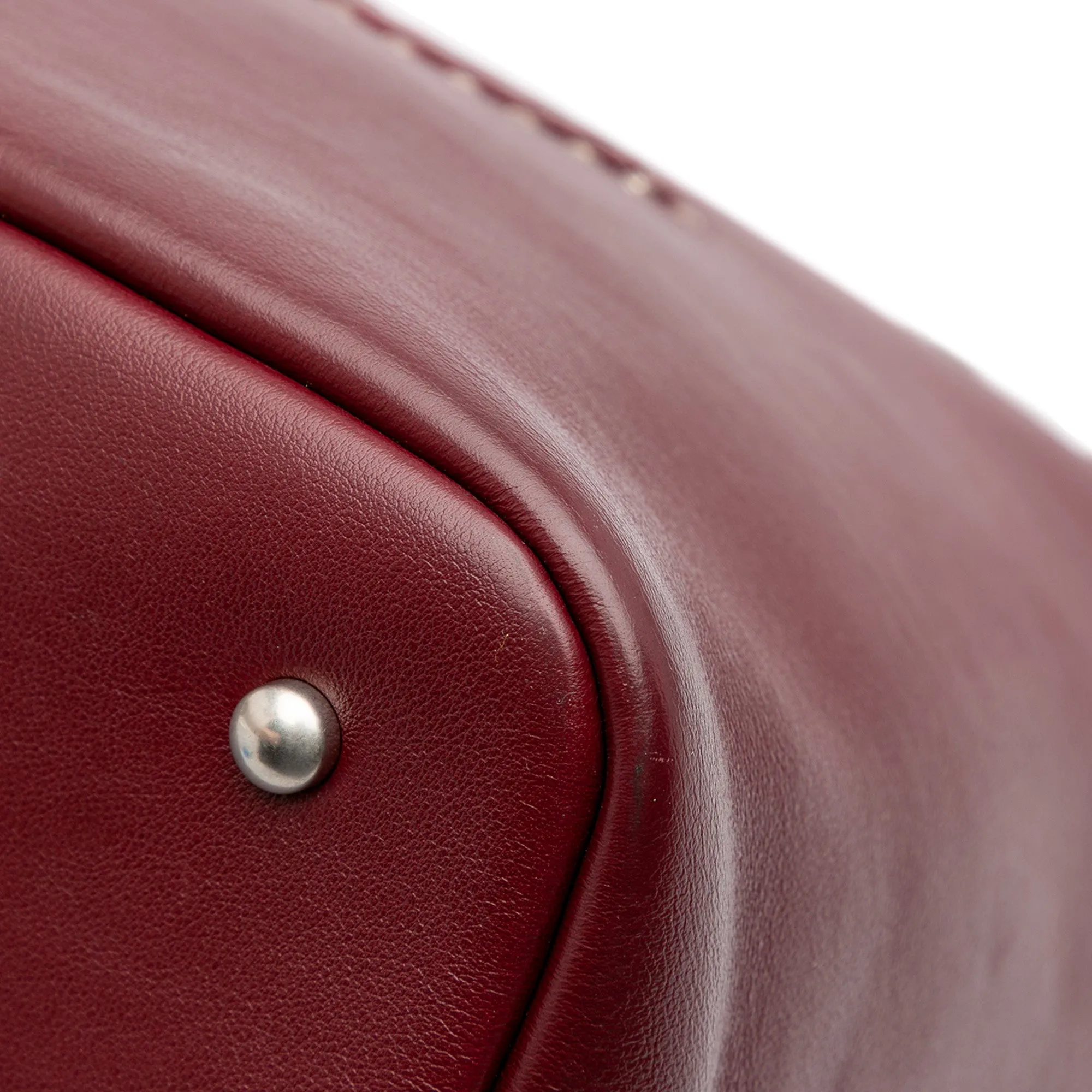 Chanel Large Calfskin Coco Eyelets Shopping Tote