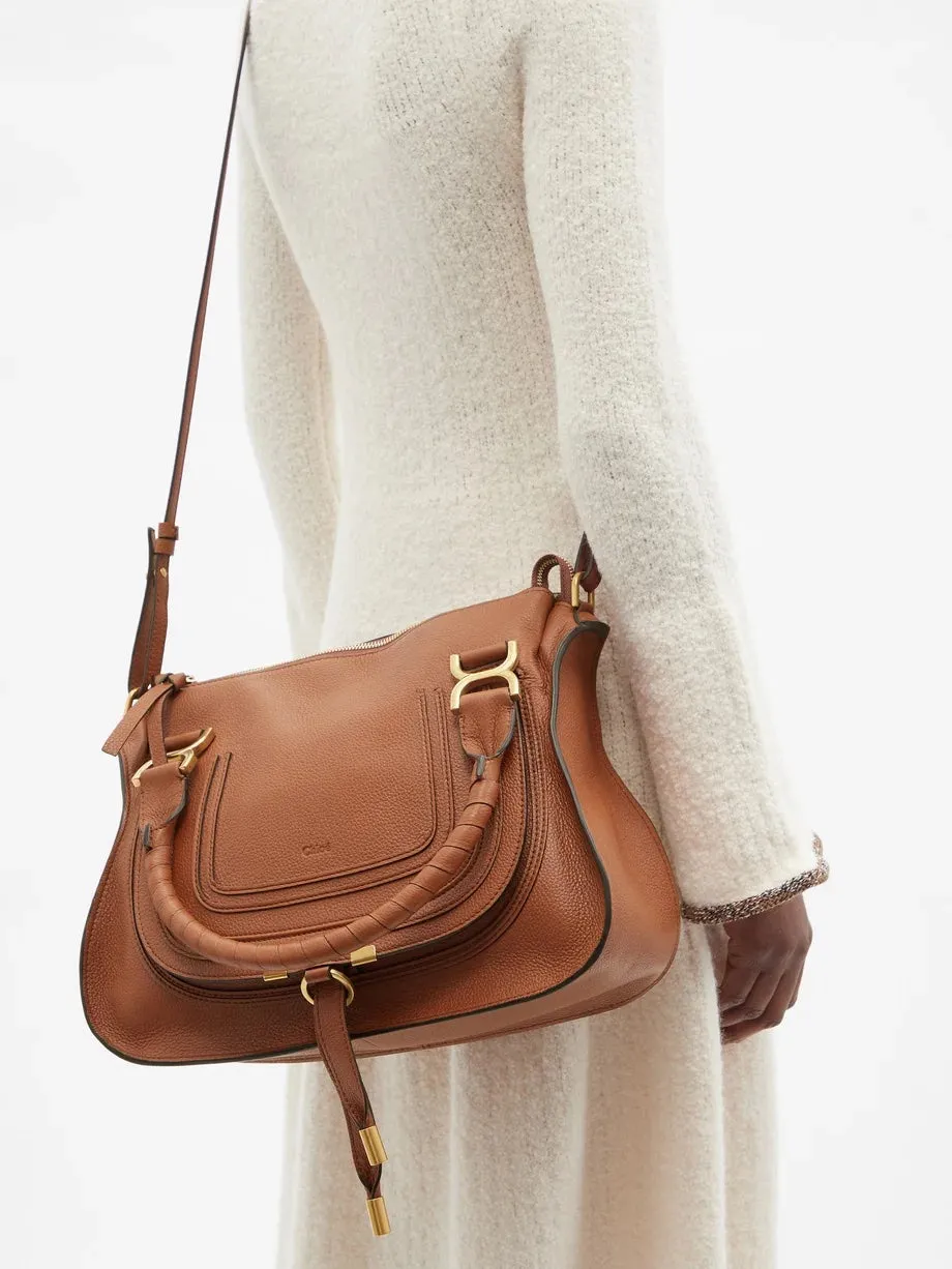 CHLOÉ SMALL TOPSTITCH MARCIE HANDBAG