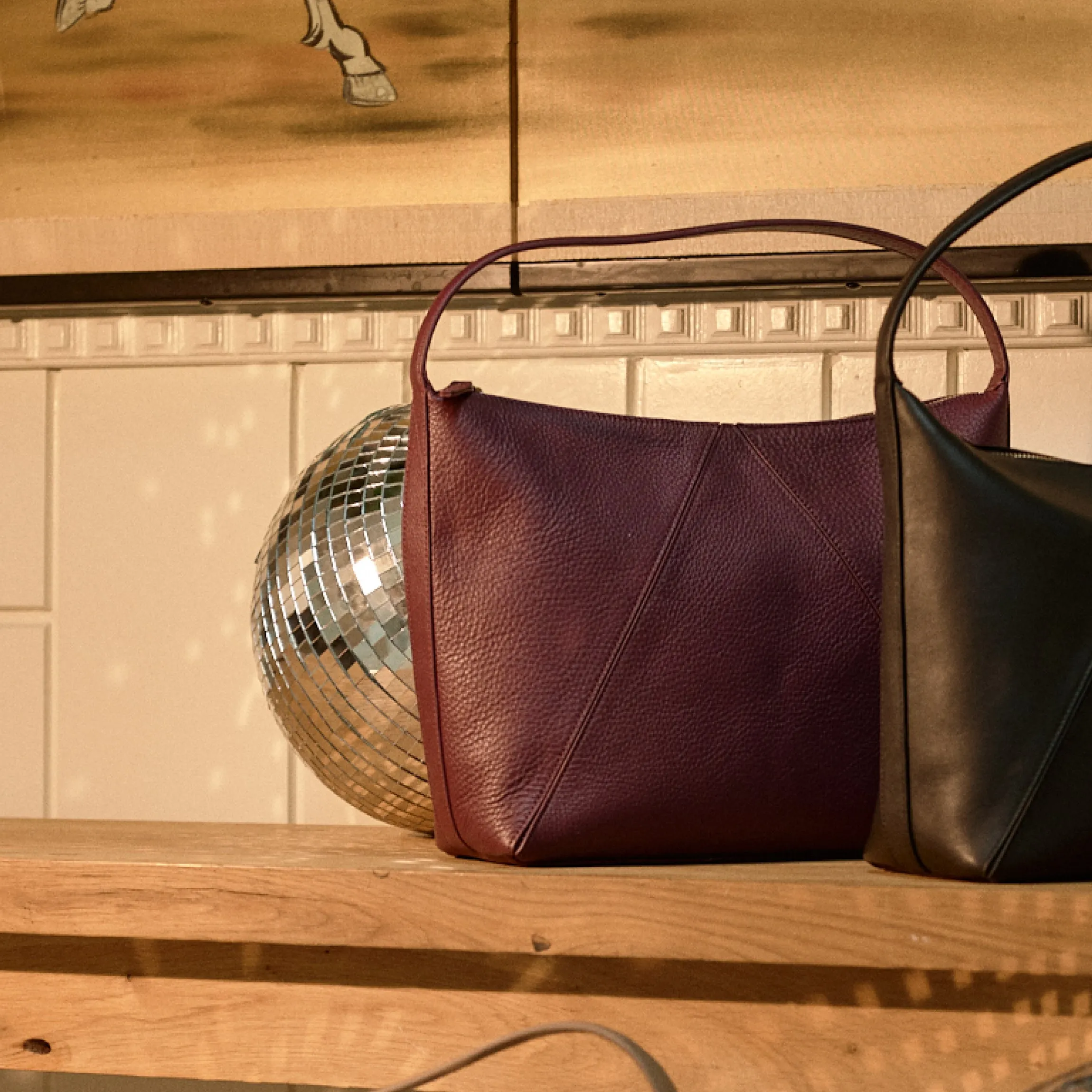 Ciera Petite Hobo Deep Plum