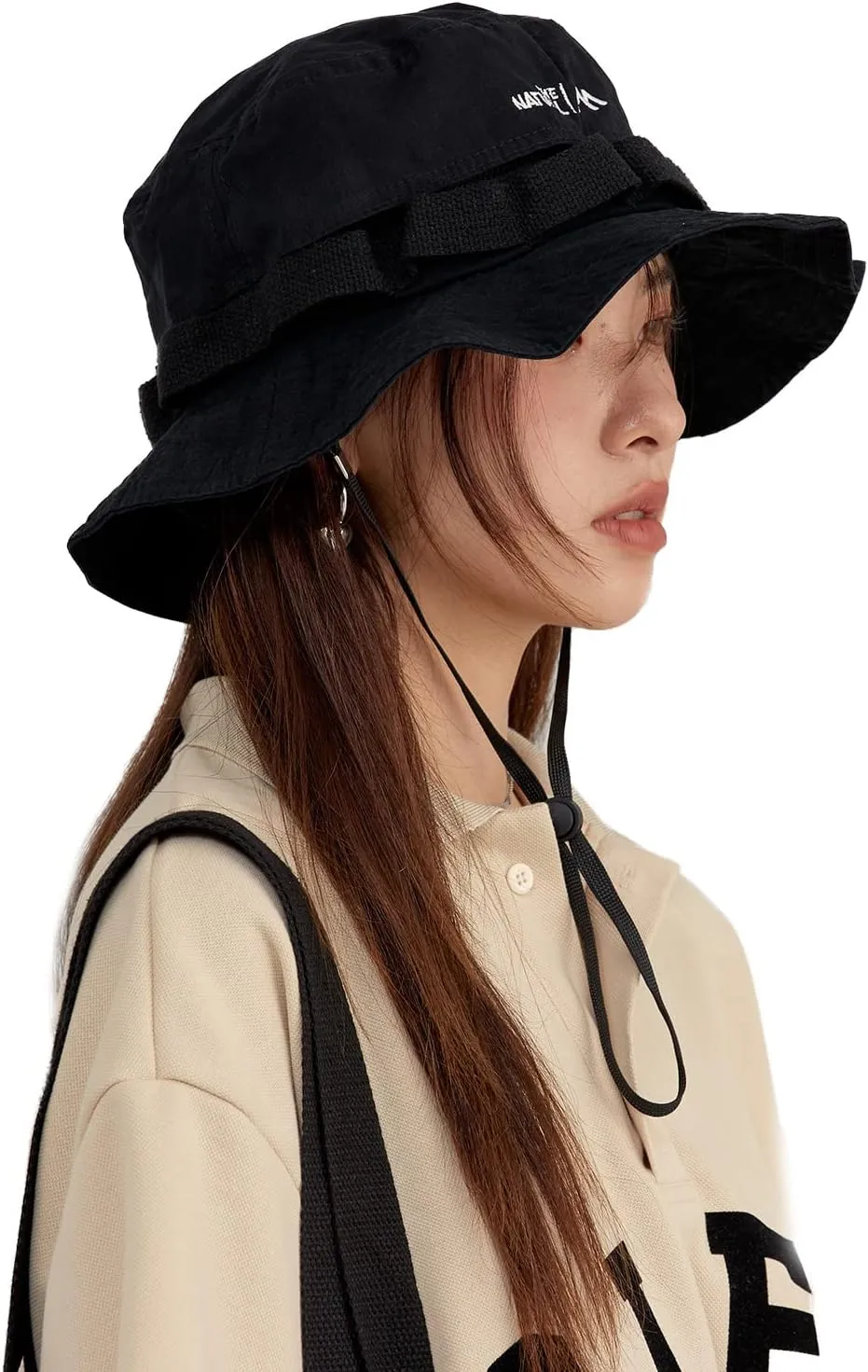 Clakllie Mesh Boonie Hat Military Tactical Hats Safari Sun Cap for Men Women Hunting Fishing Hats UV Protection Bucket Hat