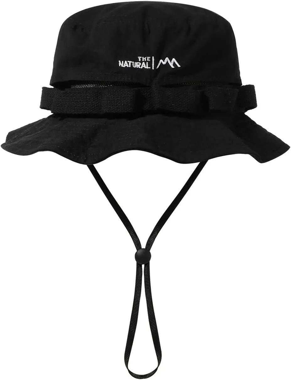 Clakllie Mesh Boonie Hat Military Tactical Hats Safari Sun Cap for Men Women Hunting Fishing Hats UV Protection Bucket Hat