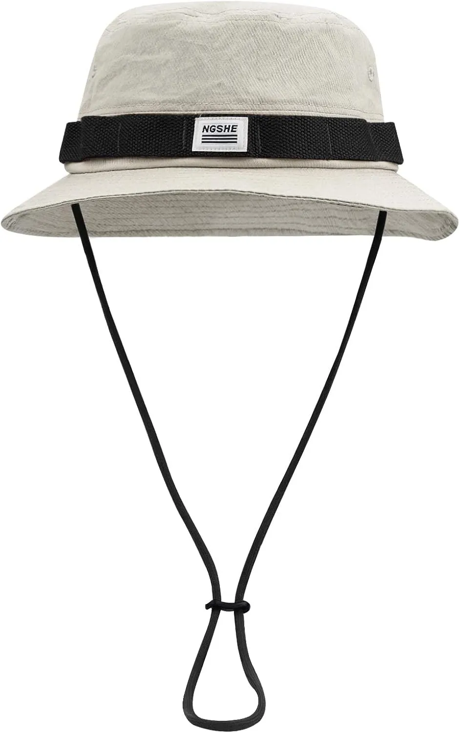 Clakllie Unisex Boonie Hat Bucket Hats with String Wide Brim Hiking Fishing Hat UV Sun Protection Safari Cap Jungle Caps