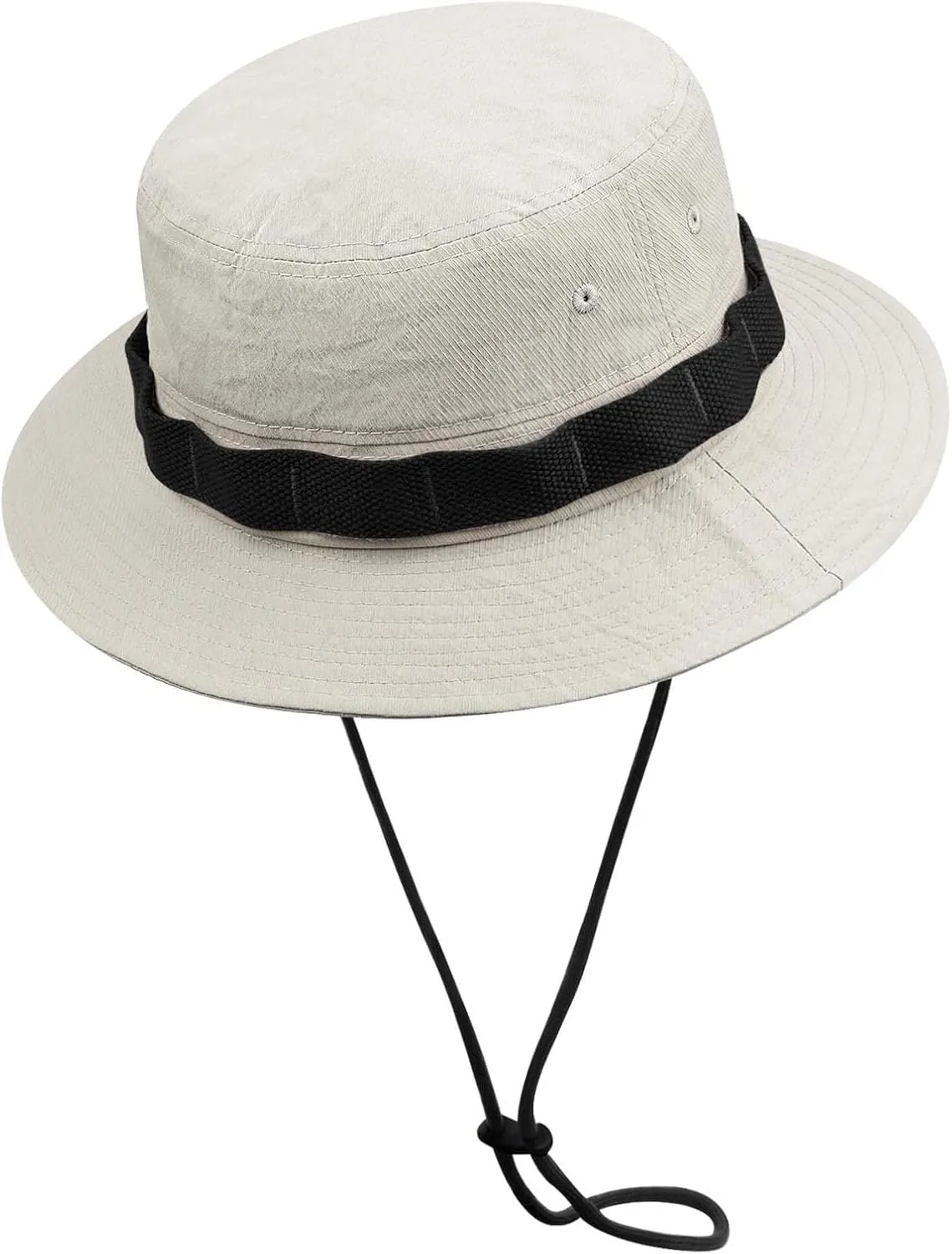 Clakllie Unisex Boonie Hat Bucket Hats with String Wide Brim Hiking Fishing Hat UV Sun Protection Safari Cap Jungle Caps