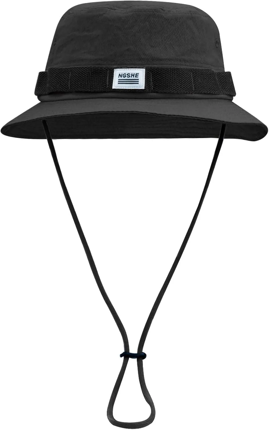 Clakllie Unisex Boonie Hat Bucket Hats with String Wide Brim Hiking Fishing Hat UV Sun Protection Safari Cap Jungle Caps