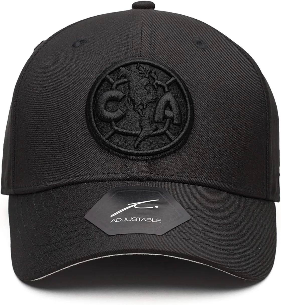 Club America Soccer 'Dusk' Adjustable Hat/Cap Black by Fan Ink