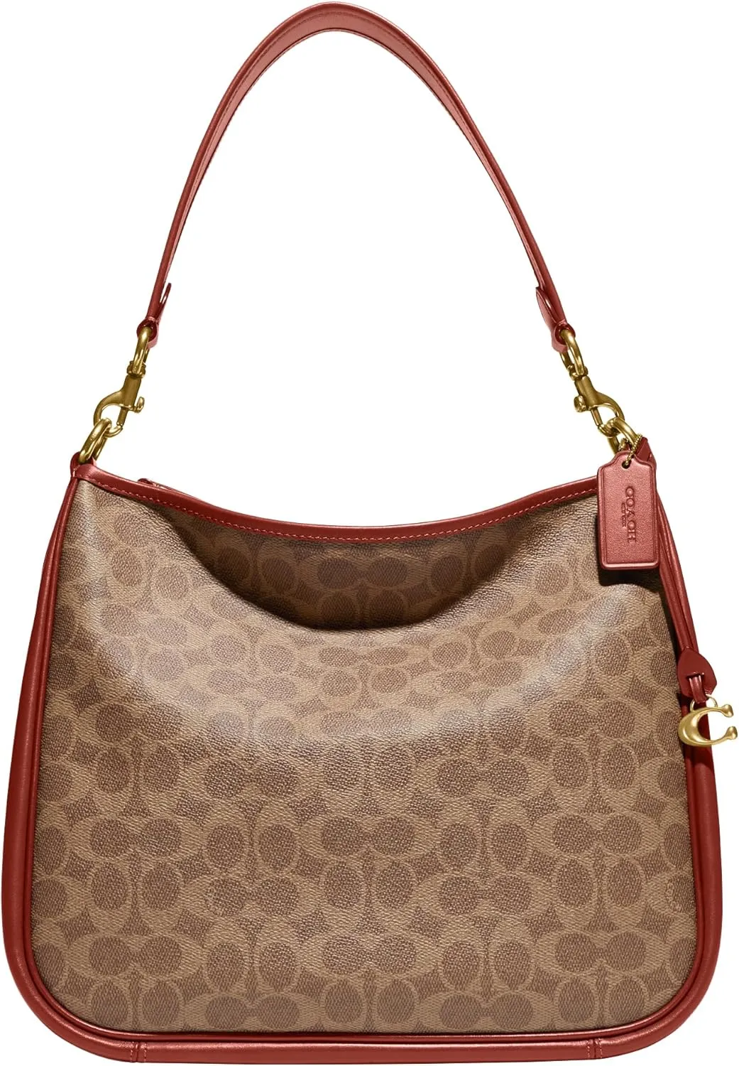 COACH Coated Canvas Signature Cary Shoulder Bag