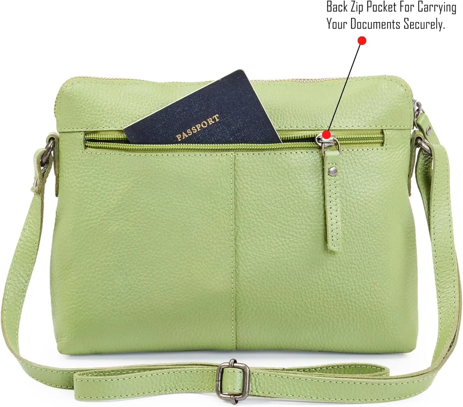 Cochoa Real Leather Soft Crossbody Bags for Women Small Purse Trendy Shoulder Sling Travel Crossover