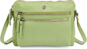 Cochoa Real Leather Soft Crossbody Bags for Women Small Purse Trendy Shoulder Sling Travel Crossover
