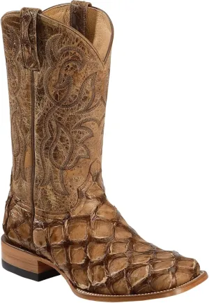 Cody James Men's Pirarucu Exotic Boot Broad Square Toe - Bbme404