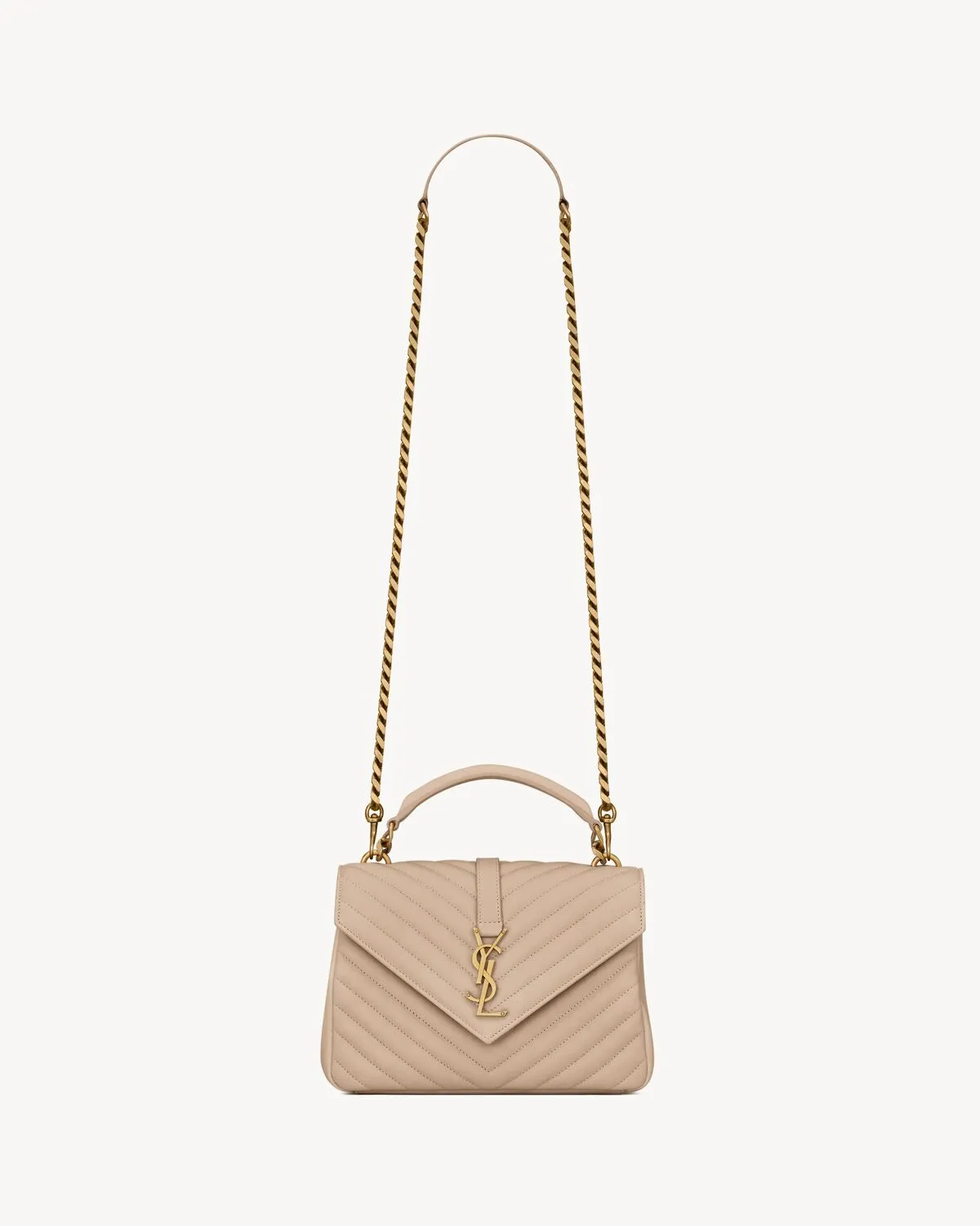 College medium in quilted leather