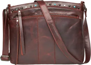 Concealed Carry Brynn Crossbody for Pistols - Fashion Conceal Bag with Universal Holster