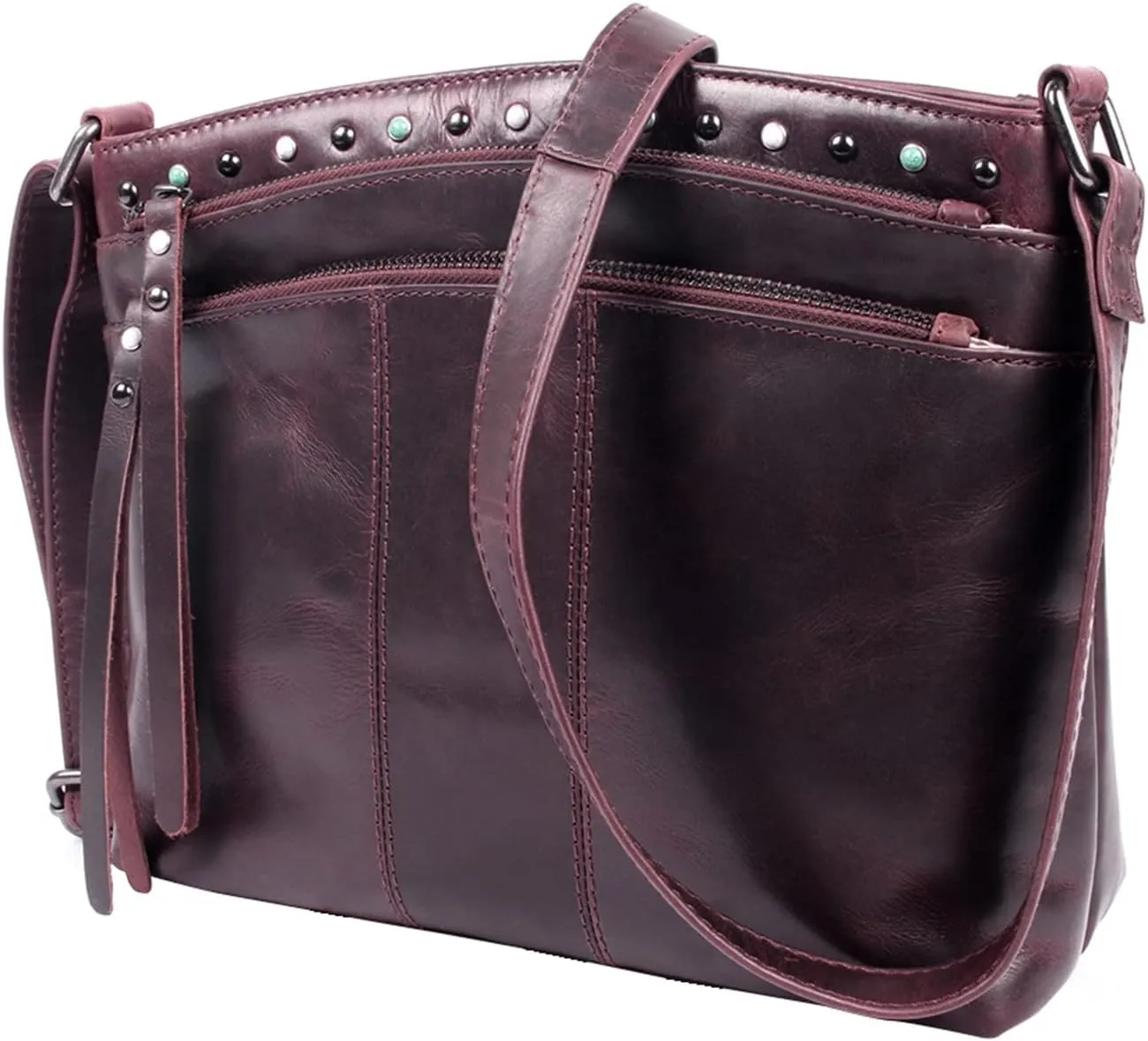 Concealed Carry Brynn Crossbody for Pistols - Fashion Conceal Bag with Universal Holster