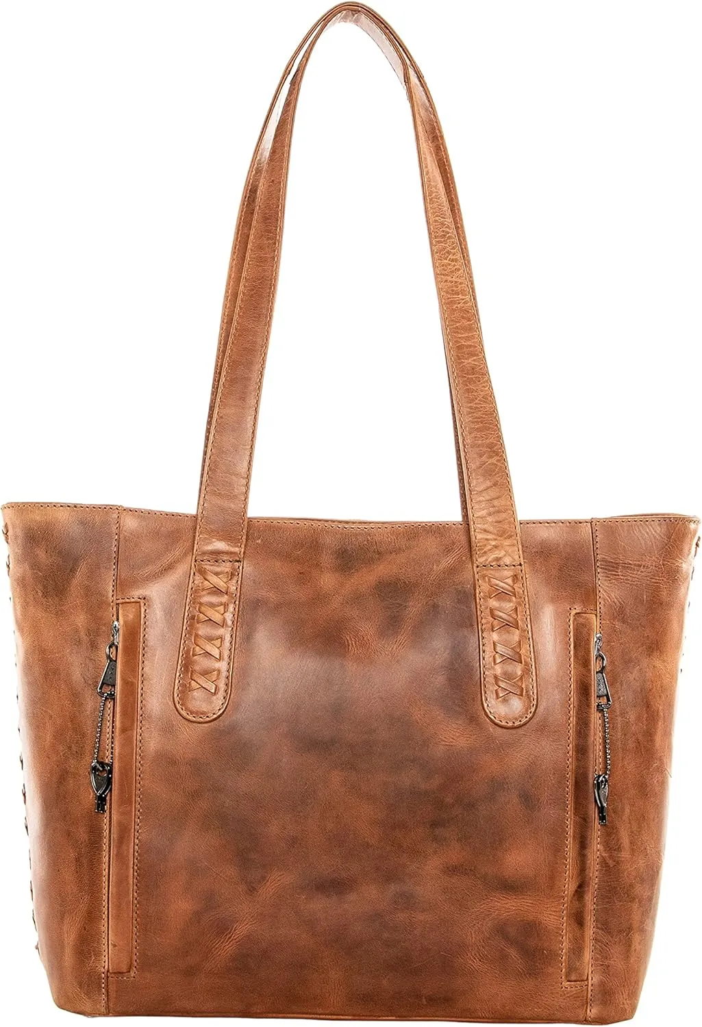 Concealed Carry Large Leather Norah Laced Tote
