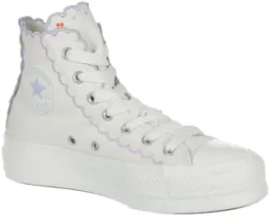 Converse Women's Chuck Taylor All Star Lift Platform Embroidered Flowers Sneakers