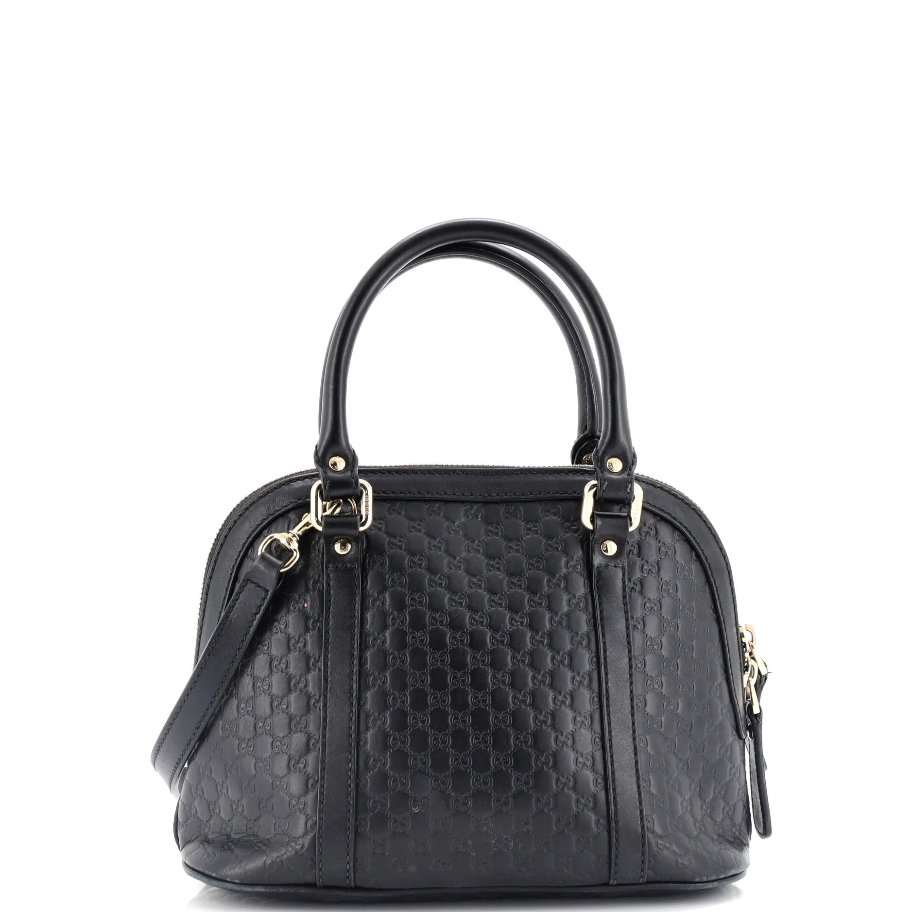 Convertible Dome Satchel Microguccissima Leather Mini