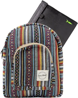 Core Hemp Boho Mini Backpack Smell Proof Bag