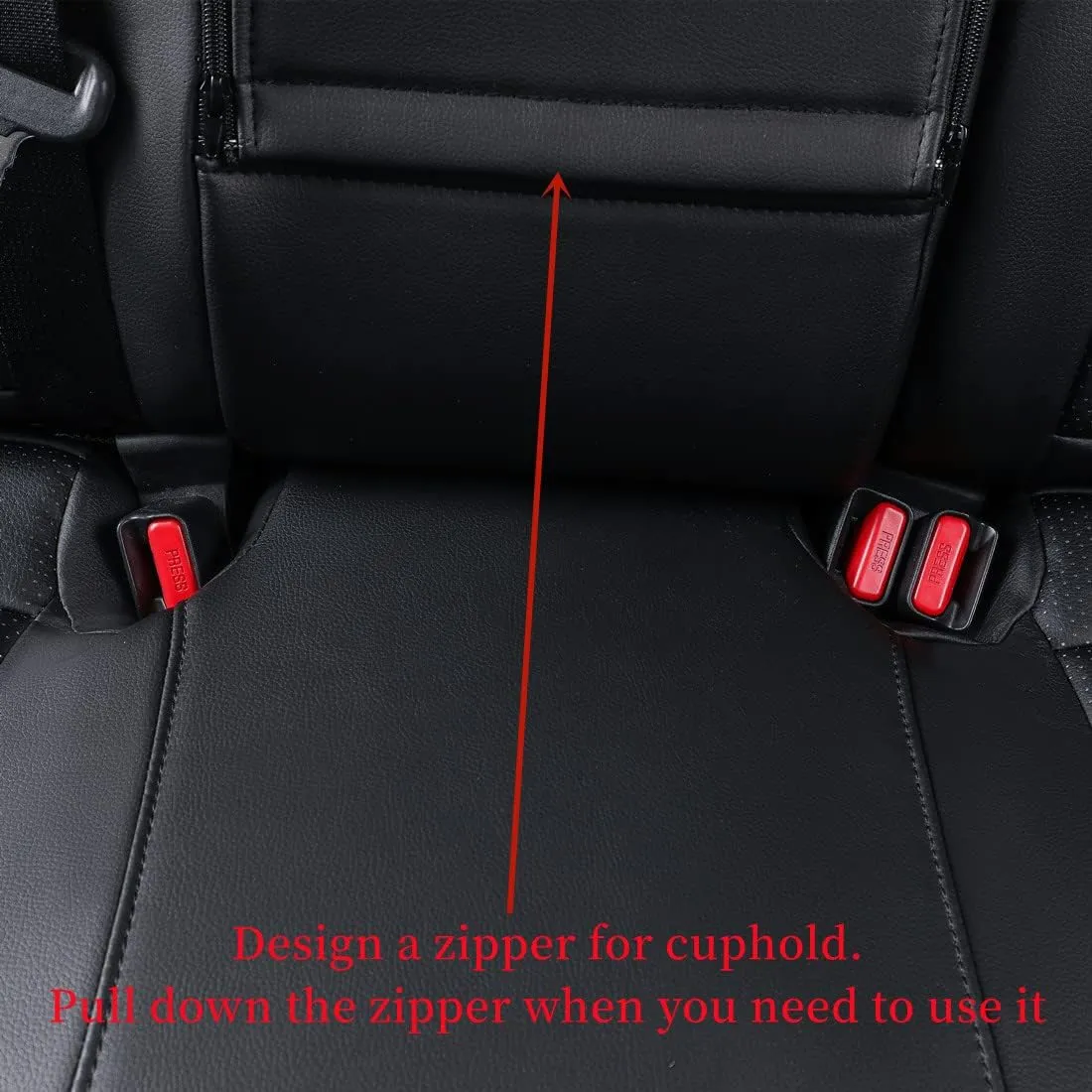 coverdream Rav4 Waterproof Leather Seat Covers Custom Fit for 2019-2024 2025 Toyota Rav4 Hybrid (Not for XSE/SE/Plug-in Hybrid),Full Coverage,Airbag Compatible,Car Seat Protector(Full Set,Black)