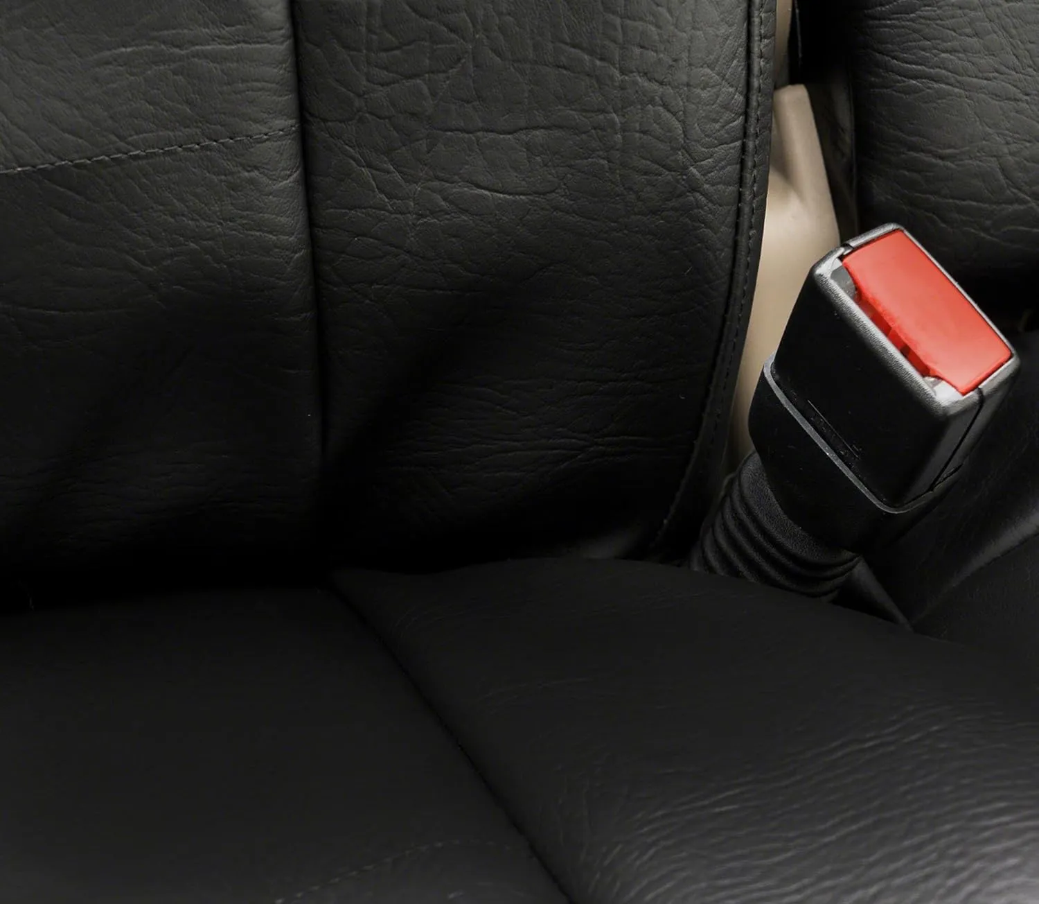 Coverking Custom Fit Front 50/50 Bucket Seat Cover for Select Mazda CX-5 Models - Rhinohide (Black)